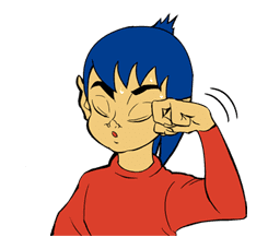 Humanoid Monster Bem sticker #17089