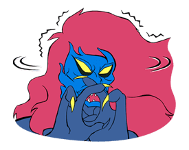 Humanoid Monster Bem sticker #17090