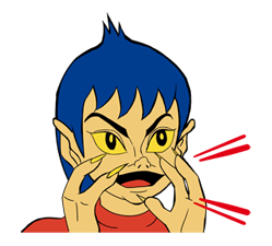 Humanoid Monster Bem sticker #17093