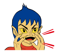 Humanoid Monster Bem sticker #17093