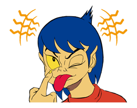 Humanoid Monster Bem sticker #17099