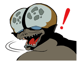 Humanoid Monster Bem sticker #17105