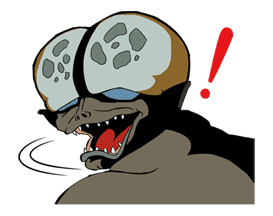 Humanoid Monster Bem sticker #17105