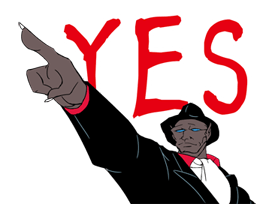 Humanoid Monster Bem sticker #17108