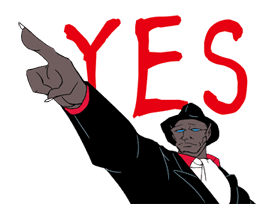 Humanoid Monster Bem sticker #17108