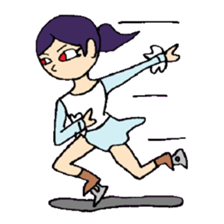 KM30 Skating Princess sticker #9943088