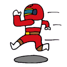 KM32 Red Man sticker #10014207