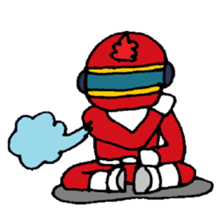 KM32 Red Man sticker #10014221