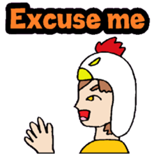 KM35 Crazy Chickens sticker #10210753