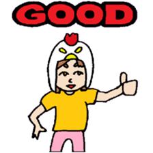 KM35 Crazy Chickens sticker #10210757