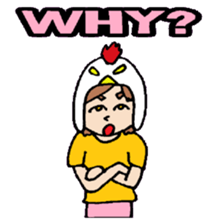 KM35 Crazy Chickens sticker #10210763