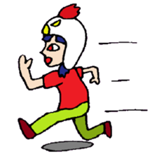 KM35 Crazy Chickens sticker #10210768