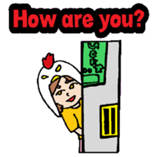 KM35 Crazy Chickens sticker #10210769