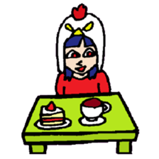 KM35 Crazy Chickens sticker #10210774