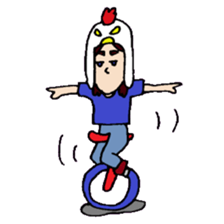 KM35 Crazy Chickens sticker #10210776