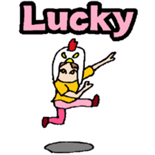 KM35 Crazy Chickens sticker #10210778