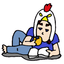 KM35 Crazy Chickens sticker #10210782