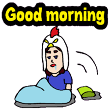 KM35 Crazy Chickens sticker #10210785