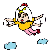 KM35 Crazy Chickens sticker #10210786