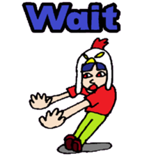 KM35 Crazy Chickens sticker #10210787