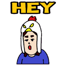 KM35 Crazy Chickens sticker #10210791