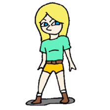 KM37 Pink Woman sticker #10424803