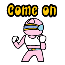 KM37 Pink Woman sticker #10424804