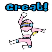 KM37 Pink Woman sticker #10424813