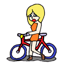 KM37 Pink Woman sticker #10424815