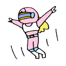 KM37 Pink Woman sticker #10424821