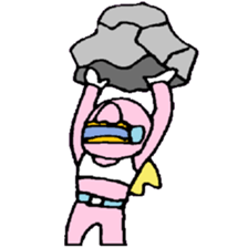 KM37 Pink Woman sticker #10424827