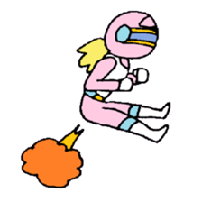 KM37 Pink Woman sticker #10424829