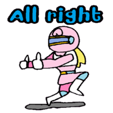 KM37 Pink Woman sticker #10424832