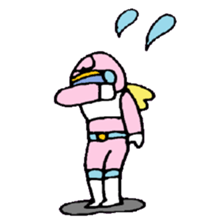 KM37 Pink Woman sticker #10424833