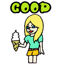 KM37 Pink Woman sticker #10424834