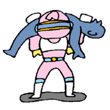 KM37 Pink Woman sticker #10424835