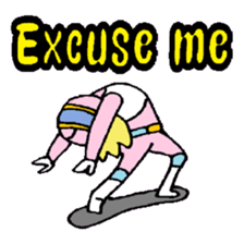 KM37 Pink Woman sticker #10424837