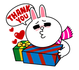 Brown & Cony's Cozy Winter Date sticker #27323