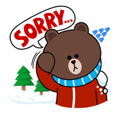 Brown & Cony's Cozy Winter Date sticker #27326