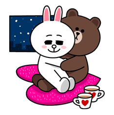 Brown & Cony's Cozy Winter Date sticker #27339