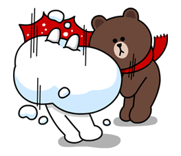 Brown & Cony's Cozy Winter Date sticker #27352