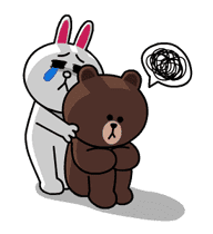 Brown & Cony's Thrilling Date sticker #257155