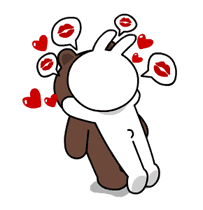 Brown & Cony's Thrilling Date sticker #257158
