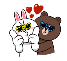Brown & Cony's Thrilling Date sticker #257162