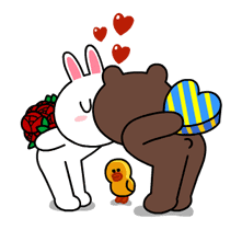 Brown & Cony's Thrilling Date sticker #257164
