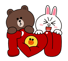 Brown & Cony's Thrilling Date sticker #257165