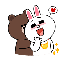Brown & Cony's Thrilling Date sticker #257167