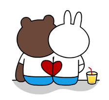 Brown & Cony's Thrilling Date sticker #257168