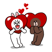 Brown & Cony's Thrilling Date sticker #257173