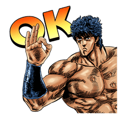 HOKUTO NO KEN -Strawberry flavor- sticker #2040374
